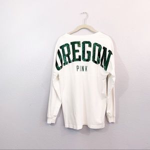 Victorias Secret Pink Collegiate OREGON DUCKS Top